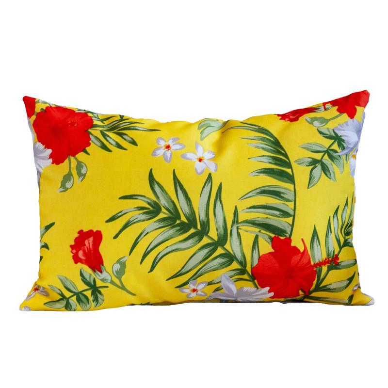 Tropical Yellow Toss Cushion