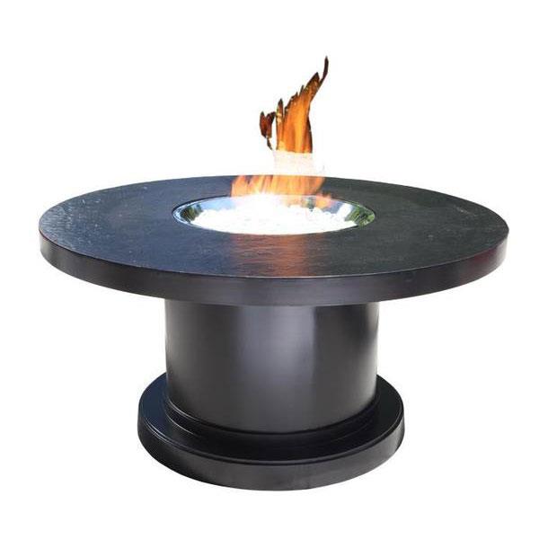Venice 48"D x 24"H Outdoor Round Chat Firepit