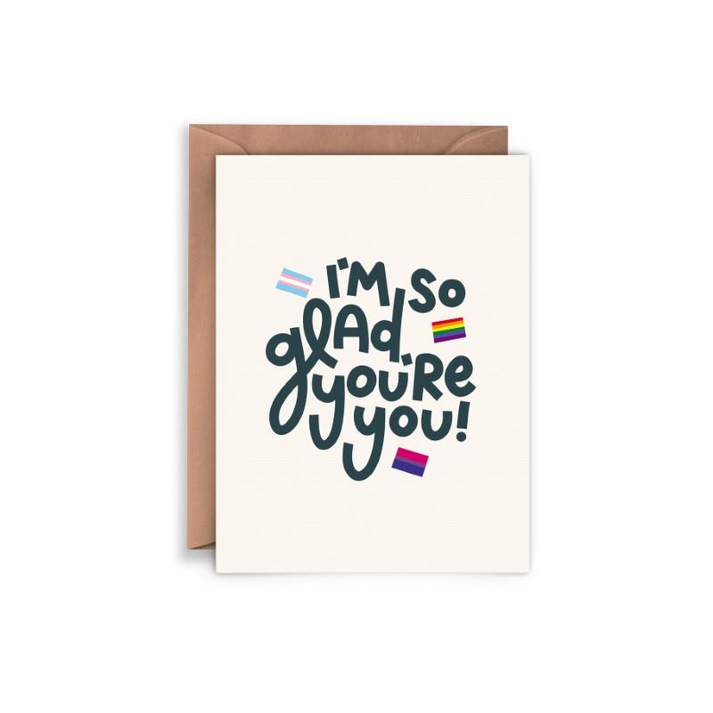 So Glad You're You Greeting Card