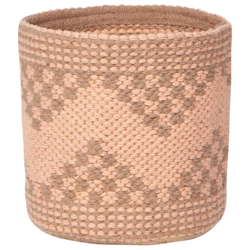 Rise Nectar Small Cotton Basket, 8"H
