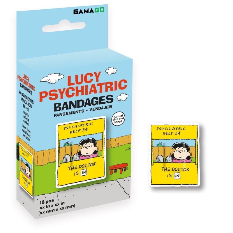 Peanuts™ Lucy Psychiatric Adhesive Bandages