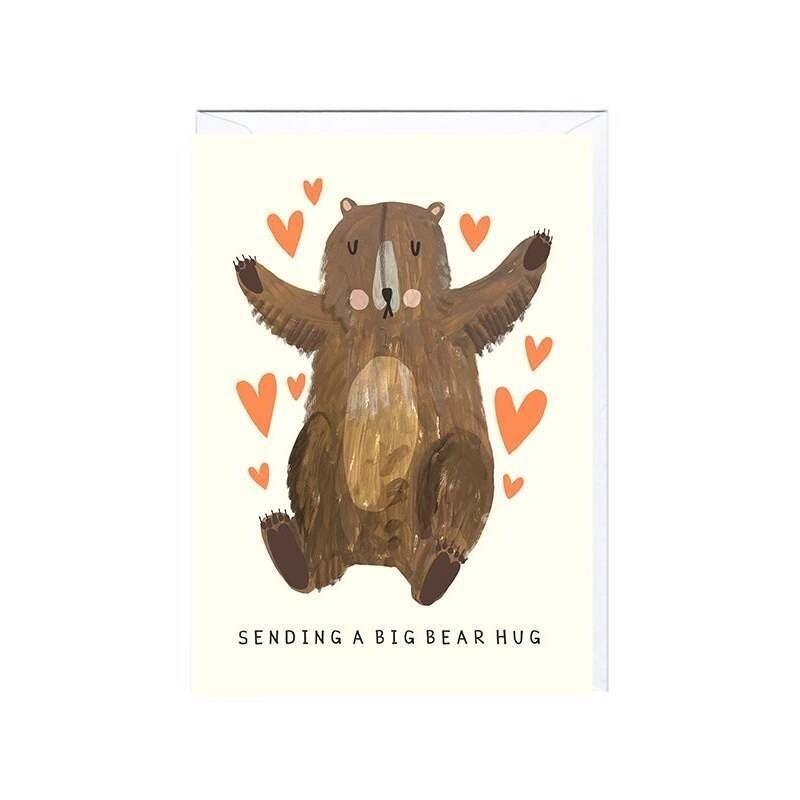 Sending A Bear Hug Greeting Card