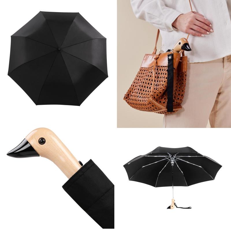 Duckhead Solid Eco-Friendly Compact Umbrella