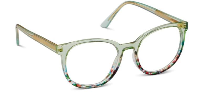 Green "That's A Wrap" Blue Light Reading Glasses