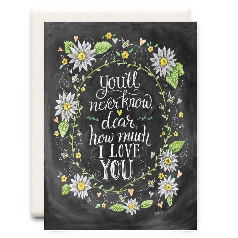 How Much I Love You Greeting Card
