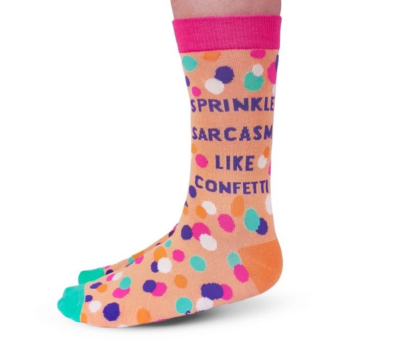 Sprinkle Sarcasm Socks - SM