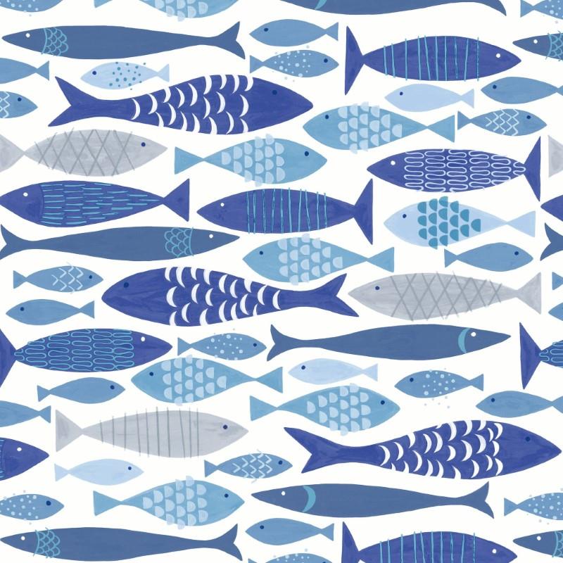 Shoal Of Fish Paper Napkins, Pack/20