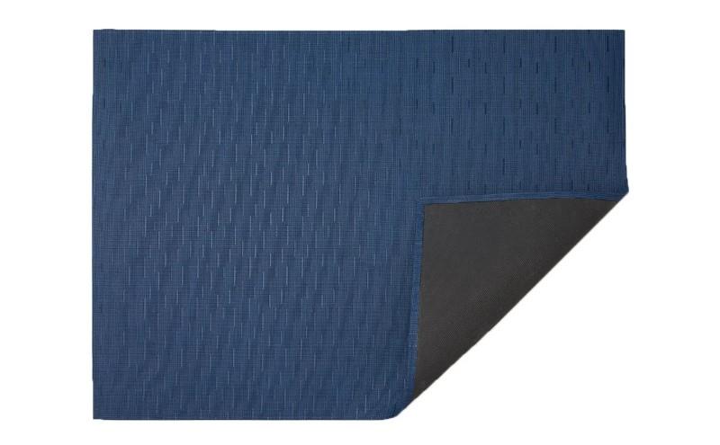 Chilewich Bamboo Woven Floor Mat, Lapis
