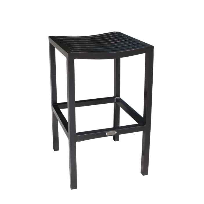 Mission Outdoor Backless Bar Stool 