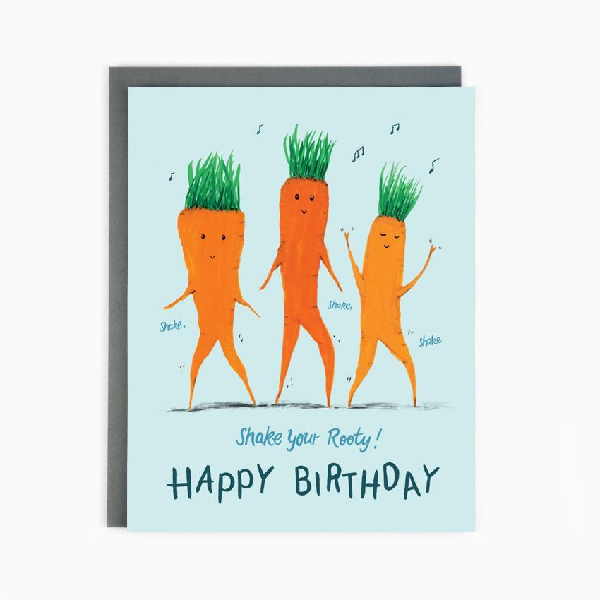 Carrots Birthday Card