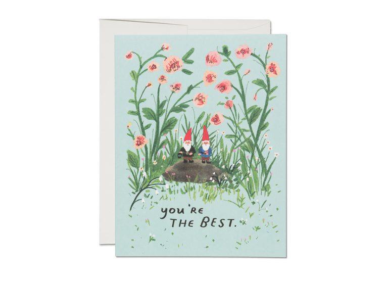 You're The Best Gnome Greeting Card