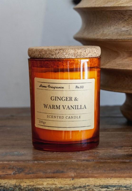 Candle Ginger & Vanilla Scent