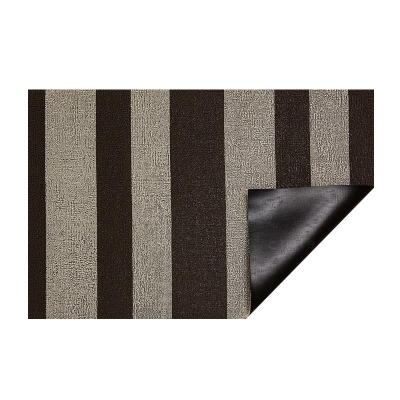 Chilewich Indoor/Outdoor Bold Stripe Shag Mat, Pebble