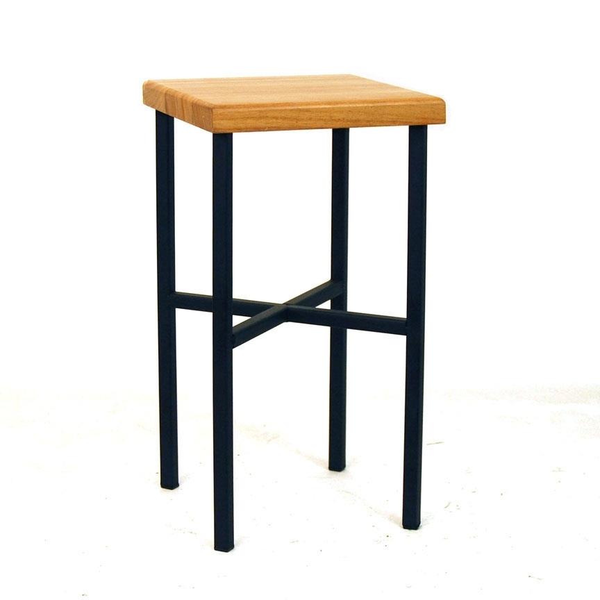 Wood & Metal Plant Stand, 15"