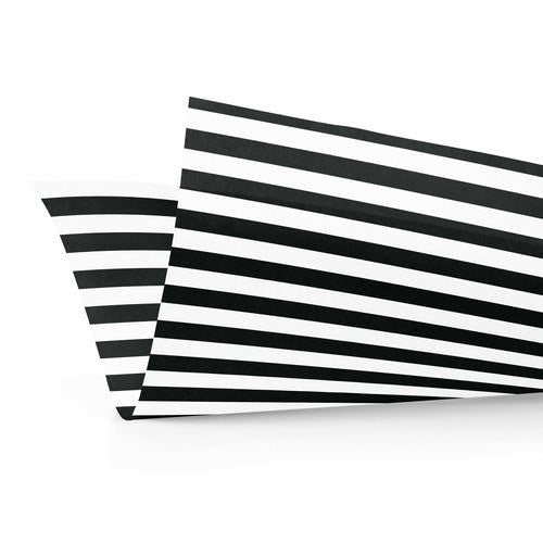 Black & White Stripe Tissue Paper