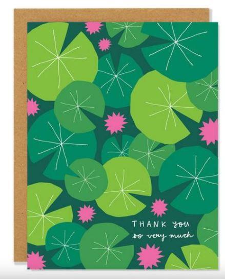 Lilypads Thank You Card