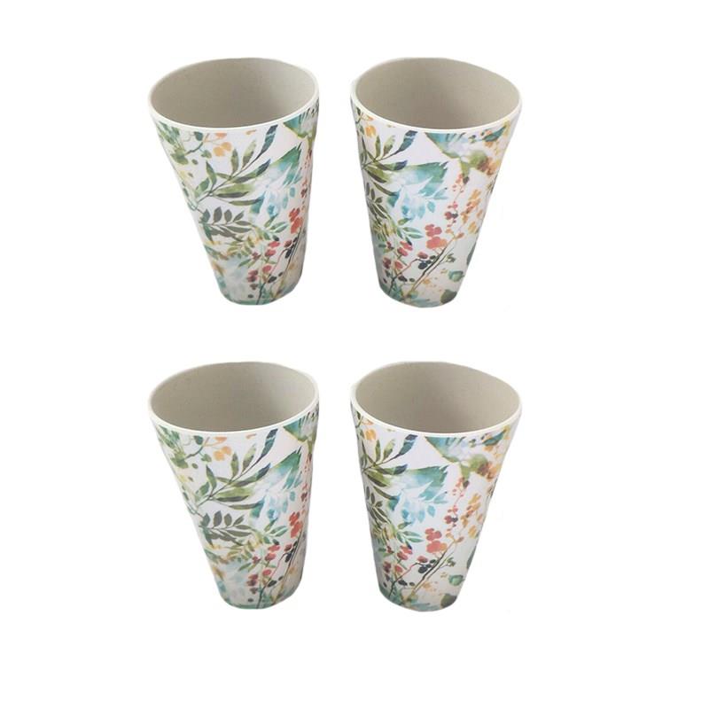 Floral Bamboo Cup