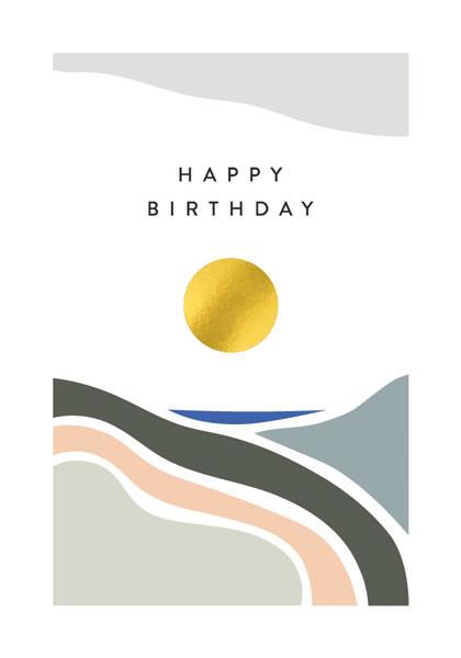 Balance Happy Birthday Card