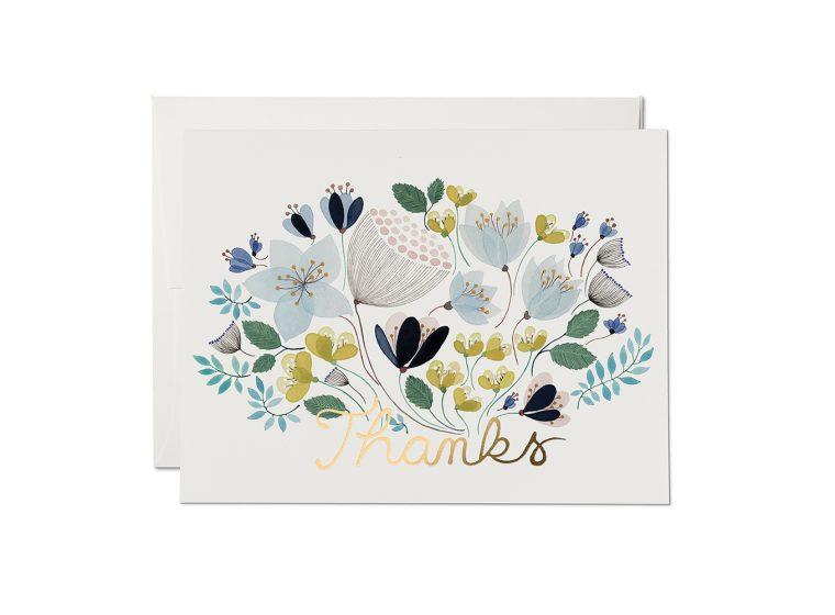 April Bouquet Thank You Cards, Box of 8