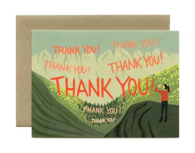 Echo Thank You Cards, Box of 8