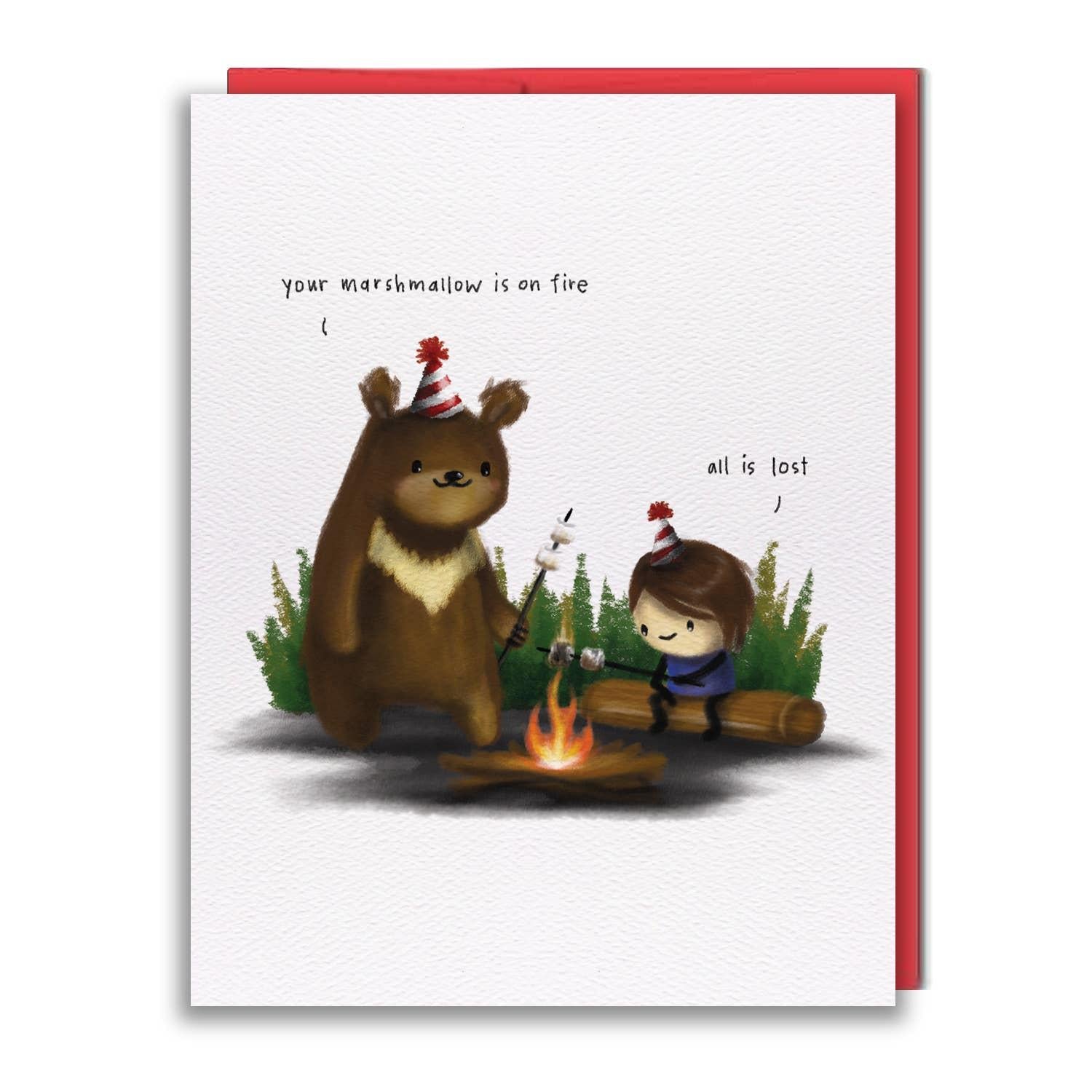 Studio Vcky All Is Lost Greeting Card