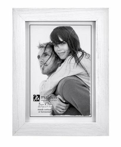Linear White Wash Picture Frame
