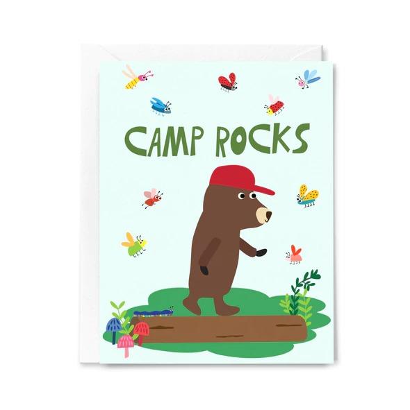 Camp Rocks Greeting Card