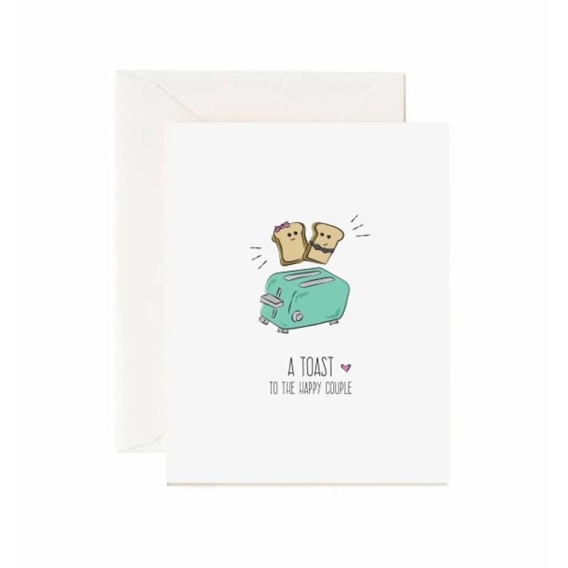 Toast To The Happy Couple Wedding Card