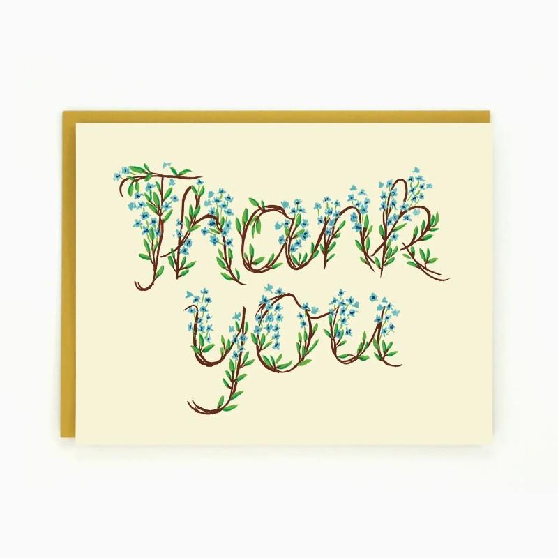Floral Thank You Cards, Box of 8