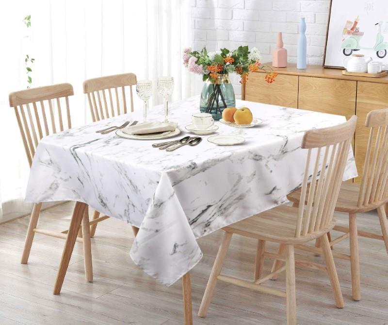 Marble Grey Tablecloth