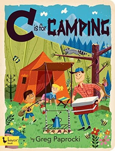 C Is For Camping Board Book For Toddlers