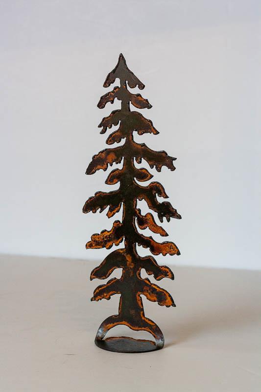 Rusted Metal Stand Alone Tree