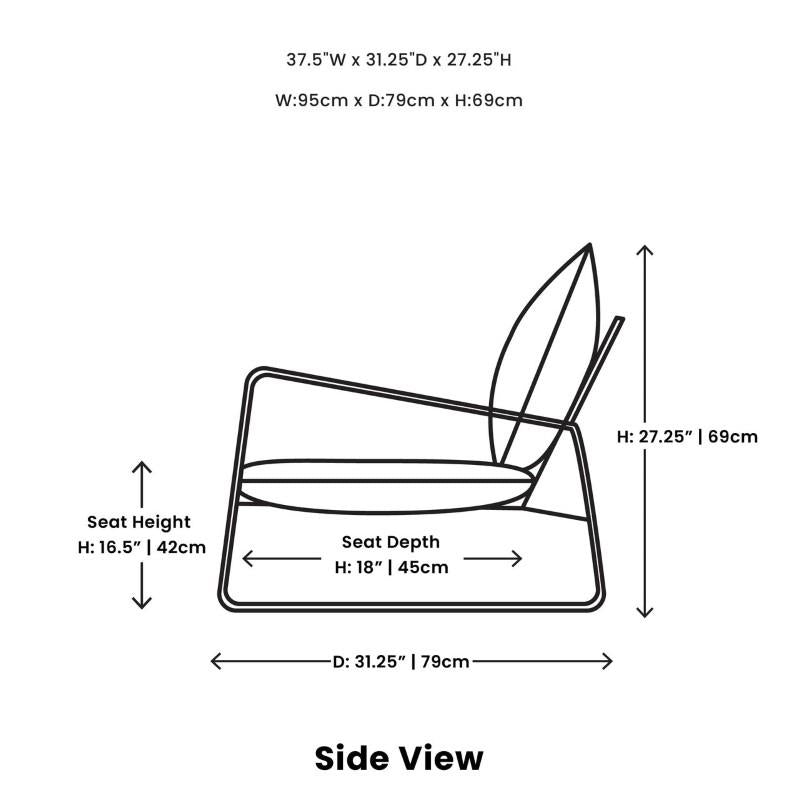 Cream Finn Sling Chair