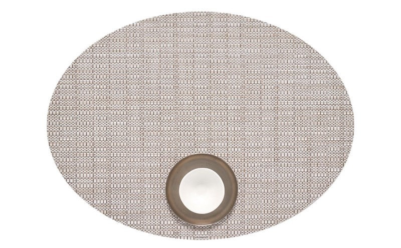 Chilewich Thatch Oval Placemat, Pebble