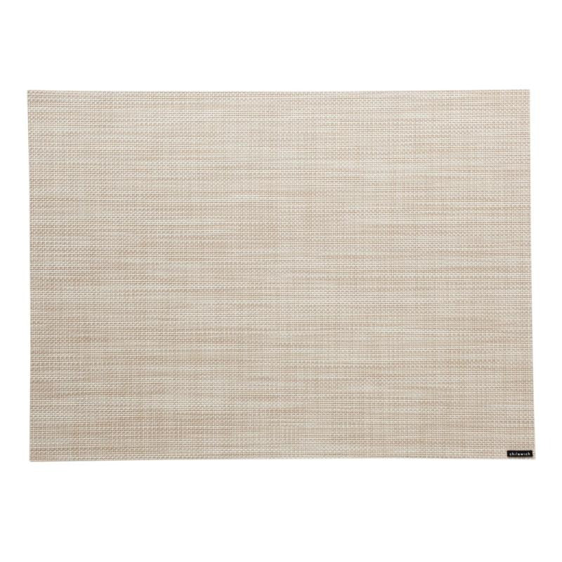 Chilewich Mini Basketweave Placemat, Parchment