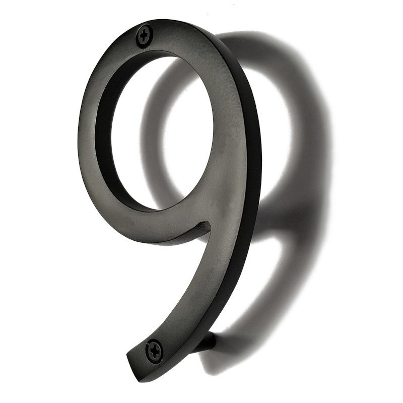 House Number '6' / '9' - Black