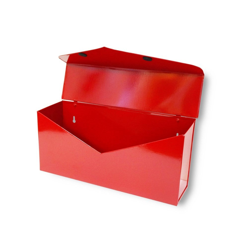Red Long Envelope Mailbox