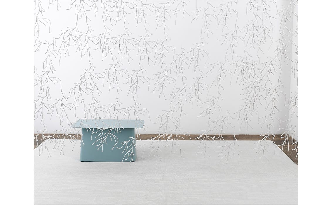 Chilewich Mini Basketweave Woven Floor Mat, Sandstone