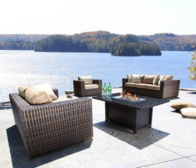 Louvre 24" Outdoor Square Side Table