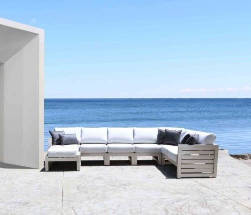 Lakeview 43&quot; Outdoor Square Coffee Table