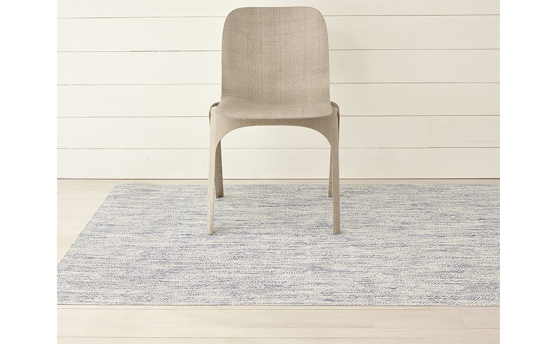 Chilewich Mosaic Woven Floor Mat, Blue