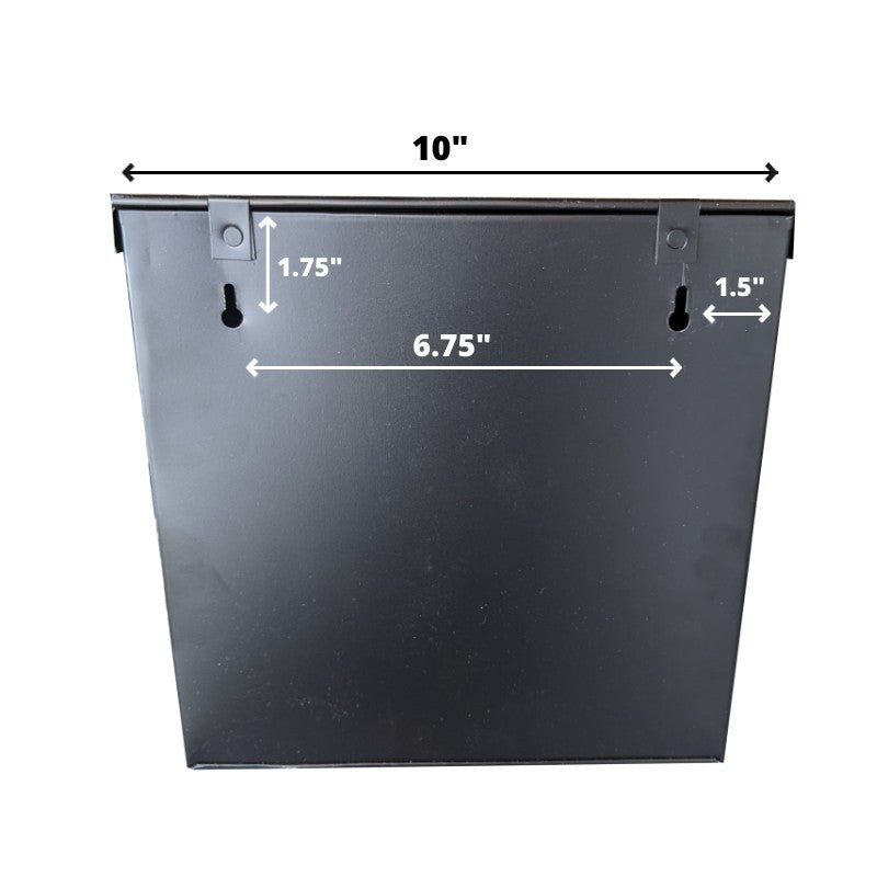 Black Chicago Mailbox