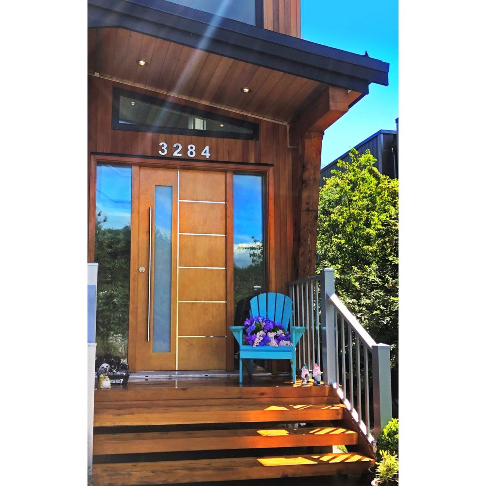 Stainless Steel Arial House Number 1