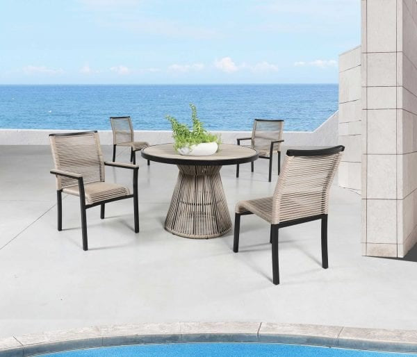 Cove Outdoor Square Bar Table