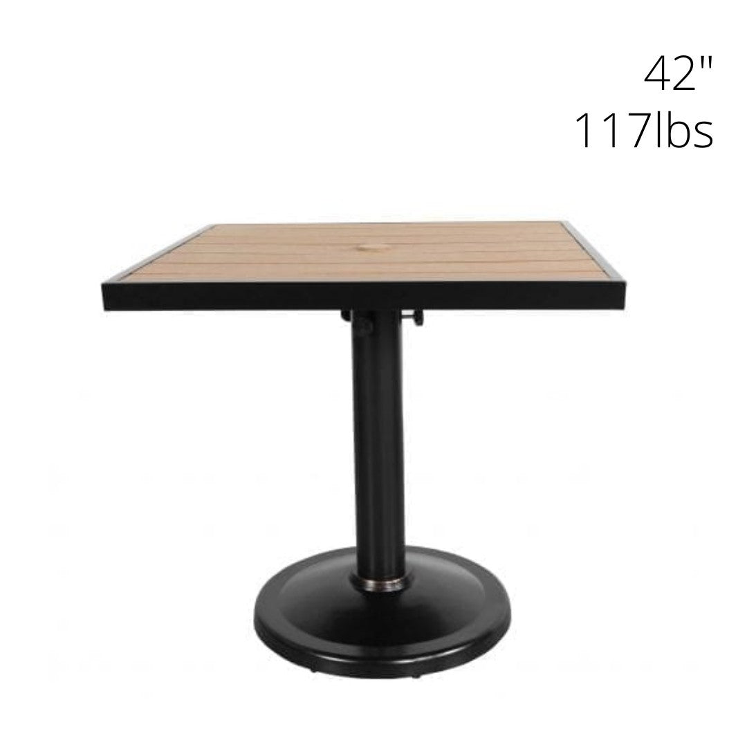 Kensington Outdoor Square Pedestal Dining Table