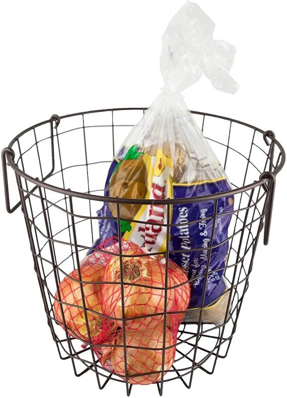 Round Hanging Wire Basket, Small