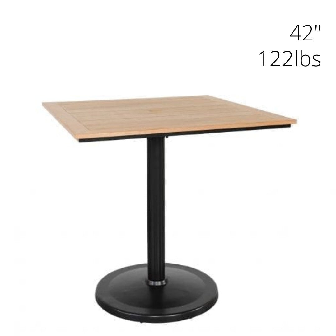 Skye Outdoor Square Pedestal Balcony Table