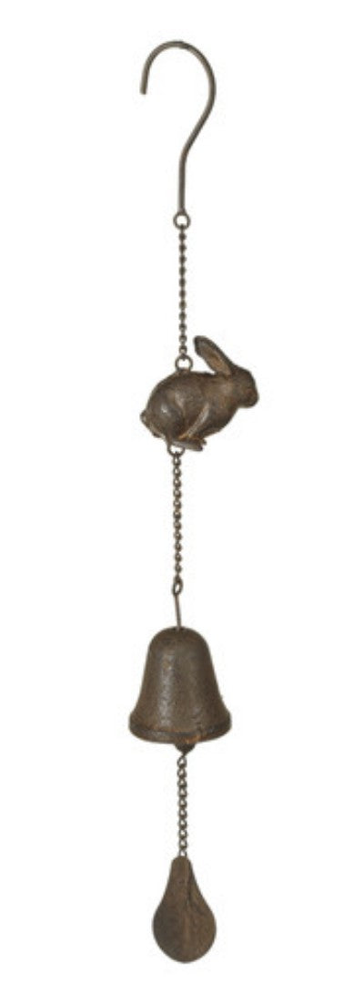 Cast Iron Garden Critter Bell Windchimes