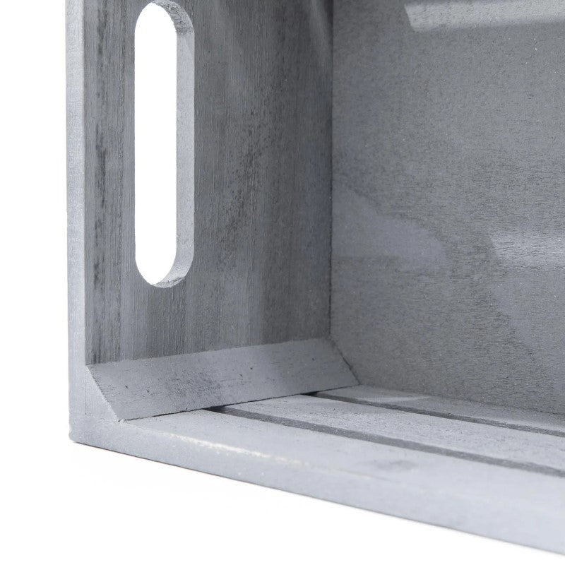 Rustic Grey Wooden Crates