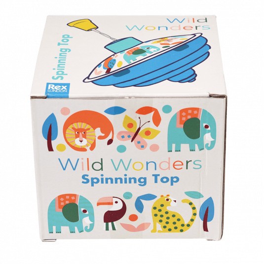 Rex London Wild Wonders Metal Spinning Top